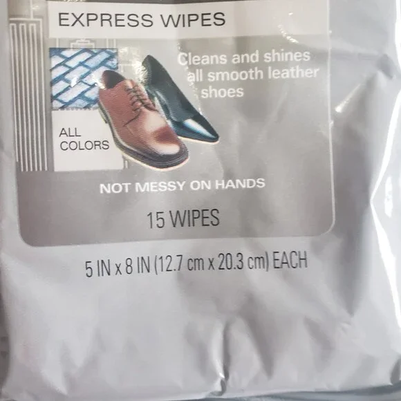 Kiwi Express Shine Clean And Shine Wipes Box of 6 Packs 15 Per Pack All Colours - Picture 9 of 14